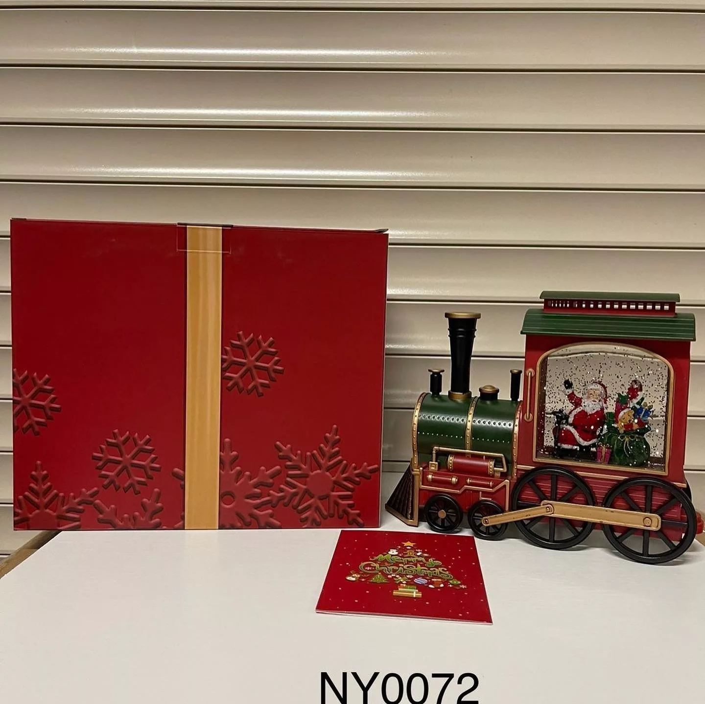 Декоративный фонарь Дед Мороз за прилавком Red JY0046-01
