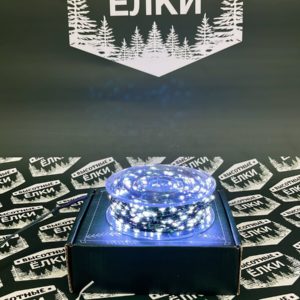 Светодиодная гирлянда Роса 100 м, 1000 белых LED ламп, IP44